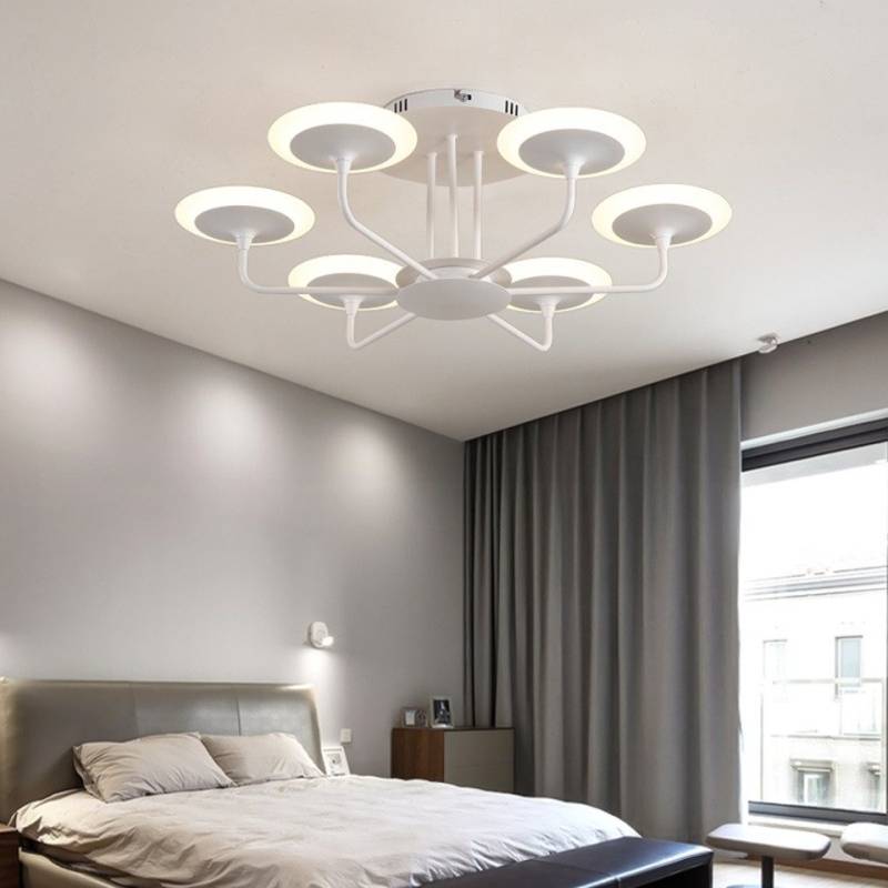 Euroton LED Deckenleuchte LED Deckenlampe Hängelampe Fernbedienung Farbton einstellbar dimmbar, LED fest integriert, Warm- bis Kaltweiß, Mit Fernbedienung von Euroton