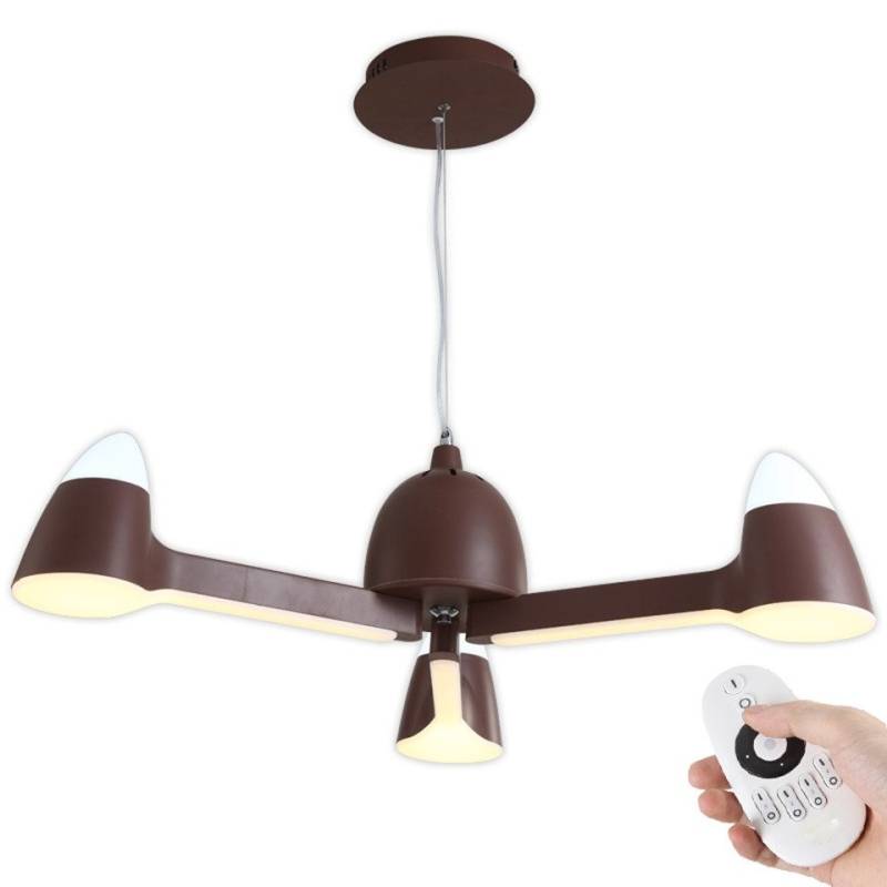 Euroton LED Deckenleuchte LED Deckenleuchte 9072 Fernbedienung dimmbar Lichtfarbe einstellbar, LED fest integriert, LED Deckenlampe von Euroton