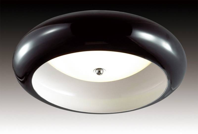 Euroton LED Pendelleuchte LED Pendelleuchte Hängelampe Deckenleuchte 8295 warmweiß schwarz weiß, LED fest integriert, Warmweiß, Nicht zutreffend von Euroton