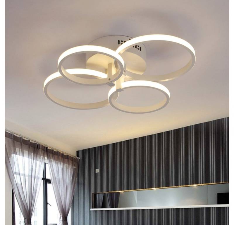 Eurotondisplay LED Deckenleuchte LED Deckenlampe Fernbediening Farbton einstellbar dimmbar TOP Angebot, LED fest integriert, Warm- bis Kaltweiß, Lichtfarbe und Helligkeit mit Fernbedienung einstellbar von Eurotondisplay