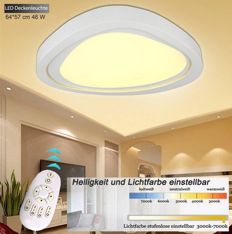 Eurotondisplay LED Deckenleuchte LED Deckenlampe Fernbedienung dimmbar Farbton einstellbar Top Angebot, LED fest integriert, Warm- bis Kaltweiß, Lichtfarbe und Helligkeit einstellbar mit Fernbedienung Eurotondisplay LED Deckenleuchte LED Deckenlampe Fernbedienung dimmbar Farbton einstellbar Top Angebot, LED fest integriert, Warm- bis Kaltweiß, Lichtfarbe und Helligkeit einstellbar mit Fernbedienung von Eurotondisplay