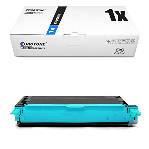 1x Eurotone Toner für kompatibel für Lexmark X 560 DN N ersetzt 0X560H2CG Cyan Blau Cartridge Kartusche Patrone von Eurotone