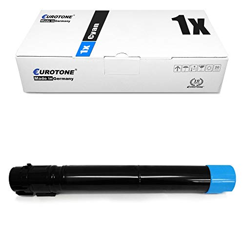 1x Eurotone Toner für kompatibel für Lexmark X952DTE X950DE X952DHE X952DE X950DHE X954DE X954DHE ersetzt X950X2CG Cyan von Eurotone