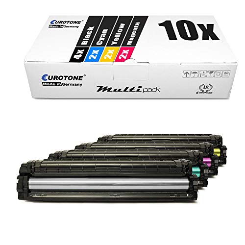 10x Eurotone Toner für Samsung ProXpress C 3010 3060 wie CLT-503 CLT503 Set 10x Eurotone Toner für Samsung ProXpress C 3010 3060 wie CLT-503 CLT503 Set von Eurotone, kein Samsung Original