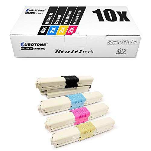 10x Müller Printware Toner für Oki C 310 330 331 510 511 530 531 DN ersetzt von Eurotone