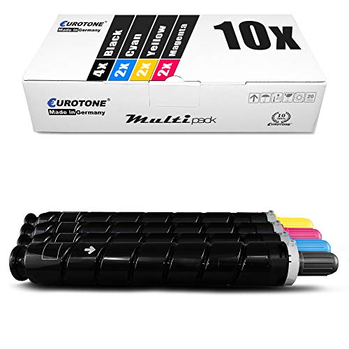10x Müller Printware Toner im Set kompatibel für Canon ImageRunner Advance C3320i C3325i C3330i C3500 II C3520i C3525i C3530i, C-EXV 49 10x Müller Printware Toner im Set kompatibel für Canon ImageRunner Advance C3320i C3325i C3330i C3500 II C3520i C3525i C3530i, C-EXV 49 von Eurotone