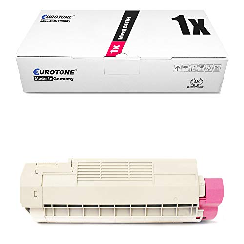 1x Eurotone Toner für Oki C 5850 5950 CDTN DN N DTN ersetzt 43865722 Magenta Rot von Eurotone