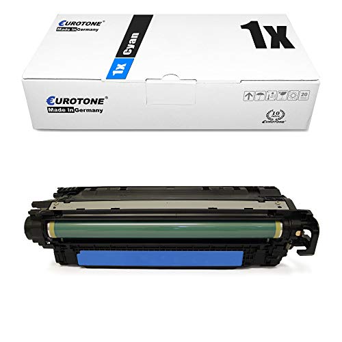 1x Eurotone kompatibler Toner für HP Color Laserjet CP 3525 X DN N ersetzt CE251A 504A von Eurotone