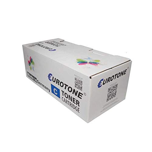 1x Eurotone kompatibler Toner für HP Color Laserjet Enterprise Flow M 880 wie CF301A 827A Cyan von Eurotone