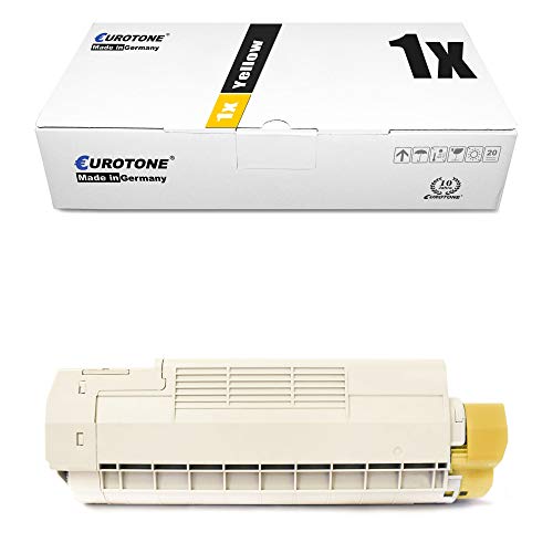 1x Müller Printware Toner für Oki ES 6410 DN ersetzt Yellow Gelb Patrone Kartusche Cartridge von Eurotone