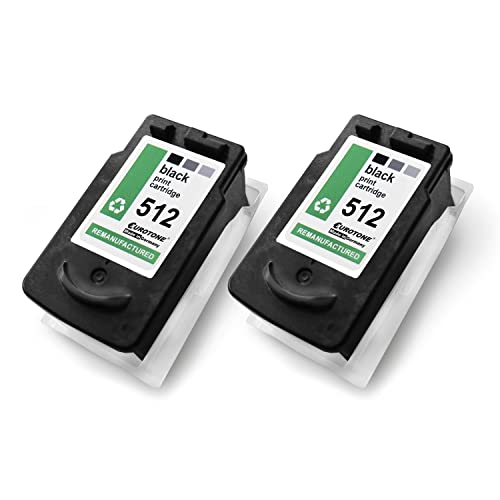 2X Müller Printware Patronen kompatibel für Canon MX410 MP252 MP250 IP2700 MX420 MP480 MP260 MP230 MX350 MX340RFB MP282 MP240 MP490 MP280 MP495 MP499 ersetzt PG512 BK 2X Müller Printware Patronen kompatibel für Canon MX410 MP252 MP250 IP2700 MX420 MP480 MP260 MP230 MX350 MX340RFB MP282 MP240 MP490 MP280 MP495 MP499 ersetzt PG512 BK von Eurotone