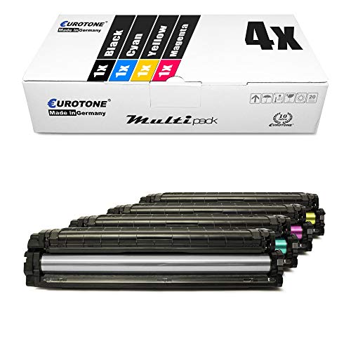 4X Müller Printware Toner für Samsung CLX 4195 FW FN N Premium Line ersetzt CLT-504S von Eurotone