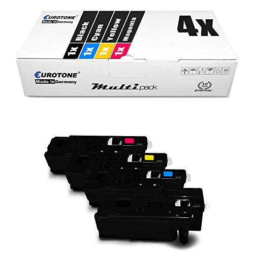 4X Müller Printware Toner für Xerox Phaser 6020 6022 6027 BI ersetzt 106R02756-106R02759 Set von Eurotone