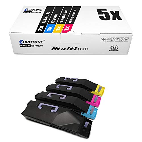 5X Müller Printware Toner für Kyocera TASKalfa 250 300 ci ersetzt TK-865 Schwarz Blau Rot Gelb von Eurotone