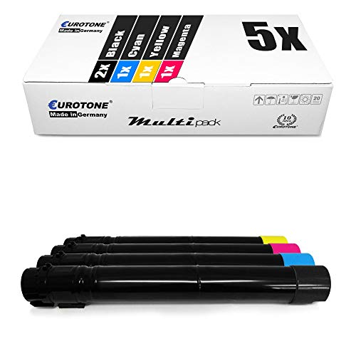 5X Müller Printware Toner für Lexmark X 950 952 954 DHE DE DTE ersetzt X950X2 Set von Eurotone