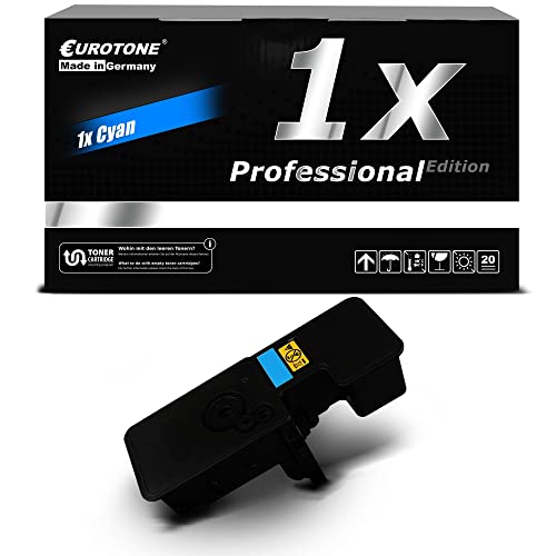 EuroPro Cyan Toner kompatibel für Utax P-C2566 P-C2650 P-C2655 ersetzt PK5015C von Eurotone