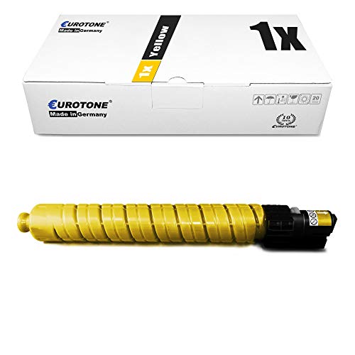 Eurotone 1x Müller Printware Toner für Ricoh Aficio MP C 2800 3001 3300 3501 AD SPF ersetzt 842044 Yellow von Eurotone