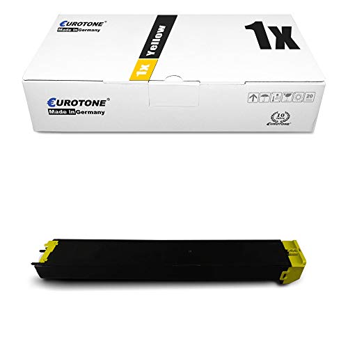 Eurotone 1x Müller Printware Toner für Sharp MX3111 MX3114N MX2310U MX3114 MX2010 MX2614N MX2614 MX2010U MX3111U MX2310 MX2310F ersetzt MX-23 GTYA MX23GTYA Yellow von Eurotone