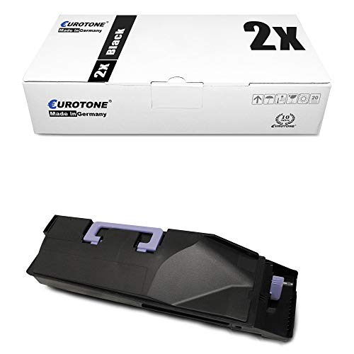 Eurotone 2X Druckerpatronen kompatibel für Kyocera Mita FS-C8020 FS-C8025 FS-C8520 FS-C8525 MFP, Black TK-895K Patrone Alternative von Eurotone