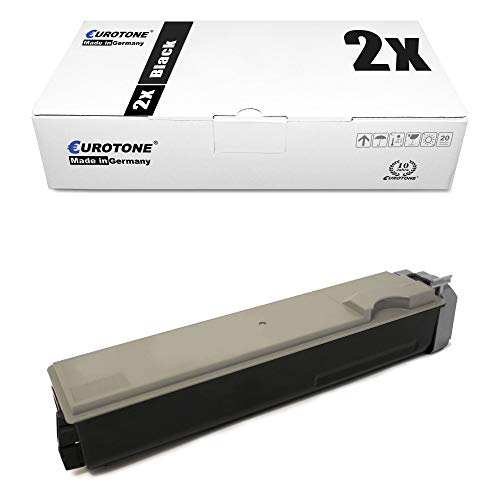 Eurotone 2X Druckerpatronen kompatibel für Utax 4505 CI 5505 CI, Black BK atrone Alternative von Eurotone
