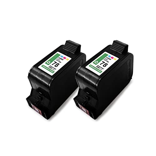 Eurotone 2er Set Tintenpatronen kompatibel für HP 78XL C6578AE für DeskJet 950C 952C 959C 960C 970CSE 970CX 970CXI - 2X Color Farbig Eurotone 2er Set Tintenpatronen kompatibel für HP 78XL C6578AE für DeskJet 950C 952C 959C 960C 970CSE 970CX 970CXI - 2X Color Farbig von Eurotone