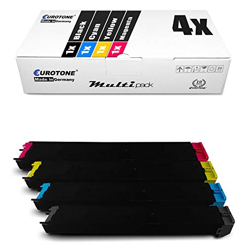 Eurotone 4X Müller Printware Toner für Sharp MX3114N MX2614N MX2310F MX3111U MX2010U MX2310N MX3111 MX2310 MX2614 MX3114 MX2010 MX2310U ersetzt MX-23 GT MX23GT Set von Eurotone