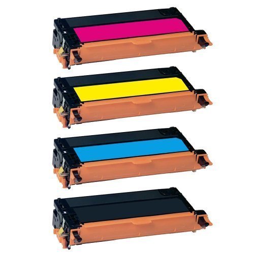 Eurotone 4X Rebuilt Toner für Dell 3130 Dell 3130CN ersetzt Original Dell 59310289 Schwarz,59310290 Cyan,59310292 Magenta... von Eurotone