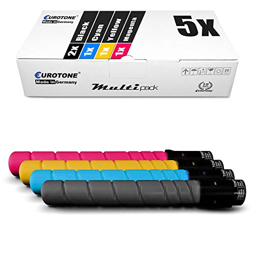 Eurotone 5X Müller Printware Toner für Konica Minolta Bizhub C 360 ersetzt TN-319 TN319 Set von Eurotone