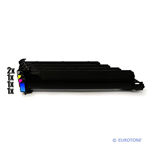 Eurotone 5er Set Kompatible Toner XXL für Develop ineo +200 +203 +253 +353 Kopierer - ersetzt TN-213 A0D7152 7252 7352 7452 im Sparpack - 2X schwarz von Eurotone