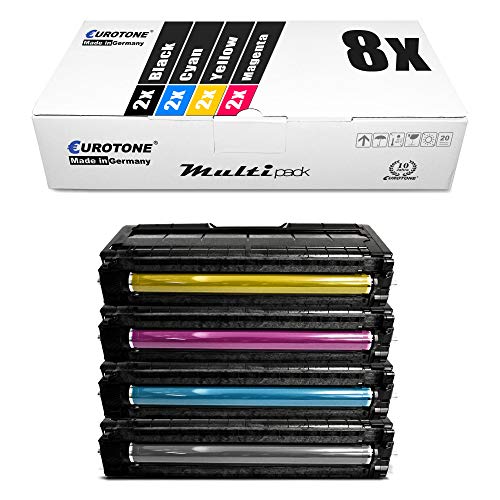 Eurotone 8X Müller Printware Toner für Ricoh Aficio SP C 220 221 222 240 A sf s DN n ersetzt TYPESPC220E CT220 von Eurotone