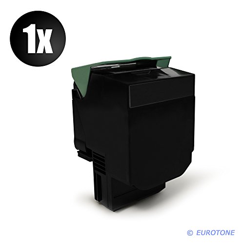 Eurotone Kompatibler Toner SCHWARZ XXL für Lexmark CX310 CX410 CX510 Drucker - ersetzt 80C20K0 / 802K von Eurotone