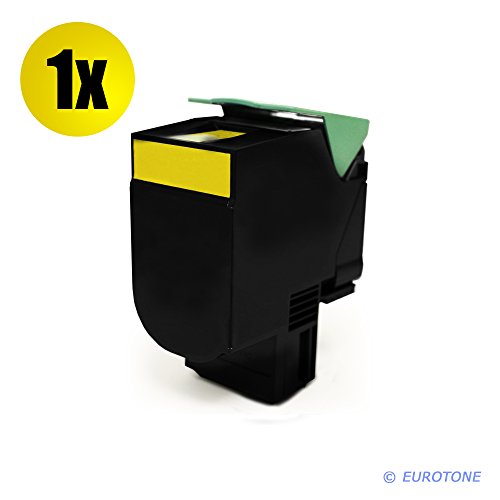 Eurotone Kompatibler Toner Yellow XXL für Lexmark CS510de / CE510dte Drucker - ersetzt 702HY High Yield von Eurotone