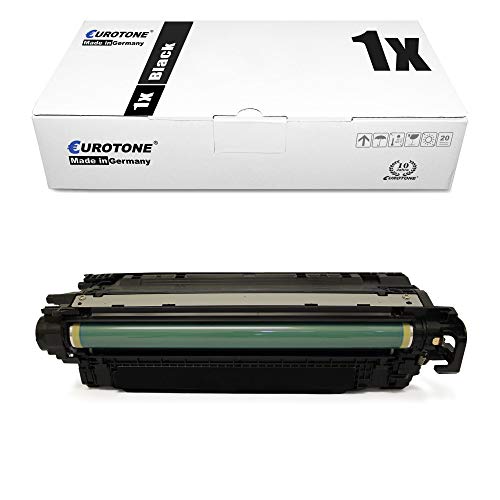 Eurotone Laser Toner Cartridge Black kompatibel für HP Enterprise 500 Color M551 N DN + M551N M551DN Laserjet, CE400A CE400X Schwarz von Eurotone