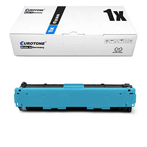 Eurotone Laser Toner Cartridge Cyan kompatibel für HP Color Laserjet (Pro) 1525 N NW 1525N 1525NW + Pro cm 1415FN 1415FNW 1415 FN FNW, CE321A 128A von Eurotone