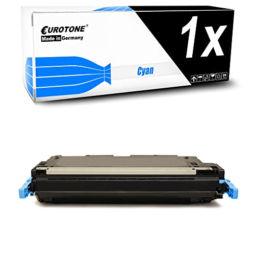 Eurotone Druckerpatrone kompatibel für HP Color Laserjet 5500 5550 DN DTN HDN N, Cyan C9731A Patrone von Eurotone