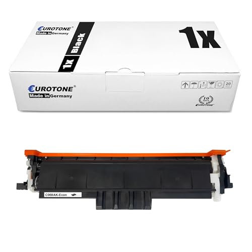 Eurotone Schwarz Toner 069H kompatibel für Canon imageCLASS LBP673Cdw LBP674Cx MF752Cdw MF756Cx ersetzt 069 Black [MIT CHIP UND FÜLLSTANDSANZEIGE] von Eurotone