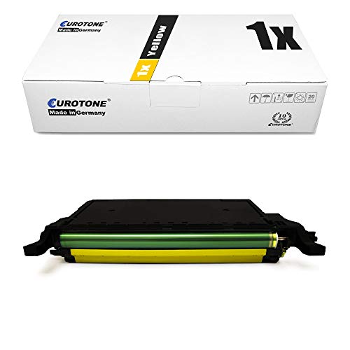 Eurotone Toner Cartridge CLT-Y6092S Yellow kompatibel für Samsung CLP-770 CLP-775 CLP-770ND CLP-770NDK CLP-770NDKG CLP-775ND, Premium Alternative Gelb von Eurotone