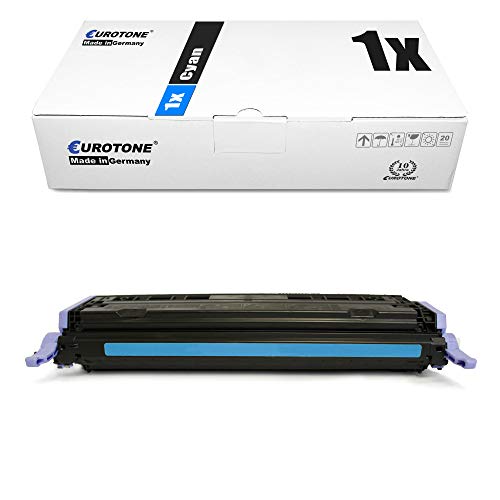 Eurotone Toner Cartridge Cyan kompatibel für HP Color Laserjet 1600 2600 2605 + cm 1015 1017 für Q6001A von Eurotone