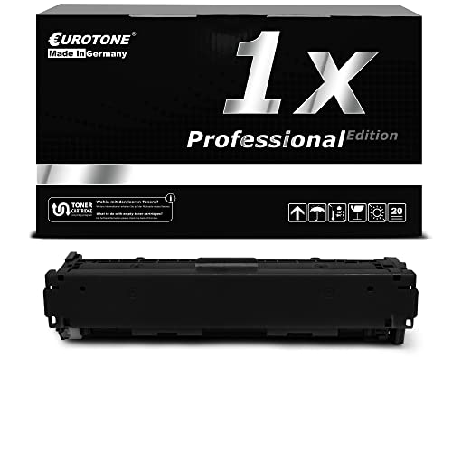 Eurotone Toner Cartridge kompatibel für HP Laserjet Pro: 200 Color M251 / M276, Black CF210A Patrone von Eurotone