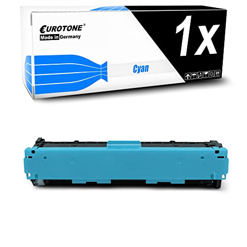 Eurotone Toner Tonerpatrone kompatibel als Ersatz für Canon I-Sensys MF631 MF632 MF634 MF635 MF636 ersetzt 045 / 045H XXL C 1245 C 002 Cyan von Eurotone