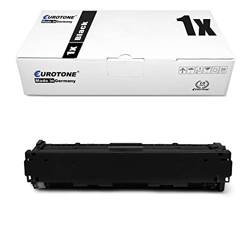 Eurotone Toner kompatibel für HP Color Laserjet CP 1525 N NW cm 1415 FN FNW, Black CE320A Patrone Alternative von Eurotone