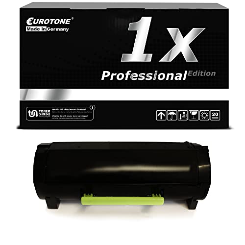 Eurotone Toner kompatibel für Lexmark MS620 Series MS621dn MS622de ersetzt 56F2X0E mit 20.000 Seiten von Eurotone