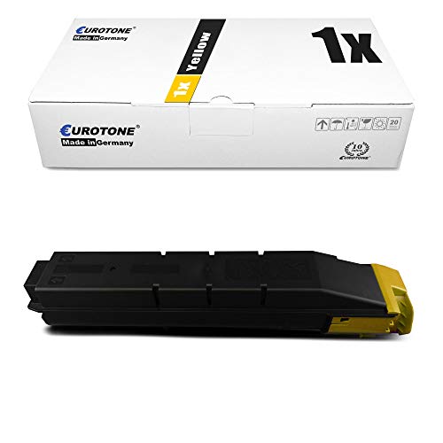 Eurotone Toner mit 50% mehr Leistung für Mita TASKalfa 3050 3051 ci 3550 3551 ci kompatibel für Kyocera Yellow TK-8305 Y von Eurotone
