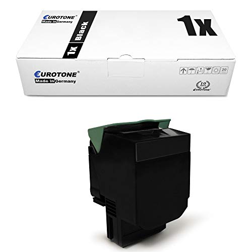 Eurotone XXL Schwarz Toner kompatibel für Lexmark CX 725 de dhe dthe ersetzt 84C2HK0 mit ca. 25.000 Seiten von Eurotone
