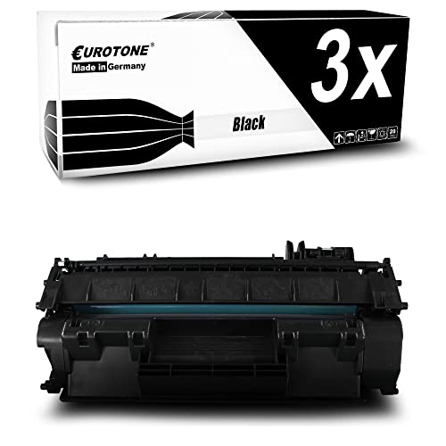 Eurotone XXL Toner 3X Tonerpatrone kompatibel für Canon MF410 MF411 MF414 MF416 MF418 MF419 MF5840 MF5880 MF5940 MF5980 MF6140 MF6160 MF6180 ersetzt 3480B002 719H von Eurotone