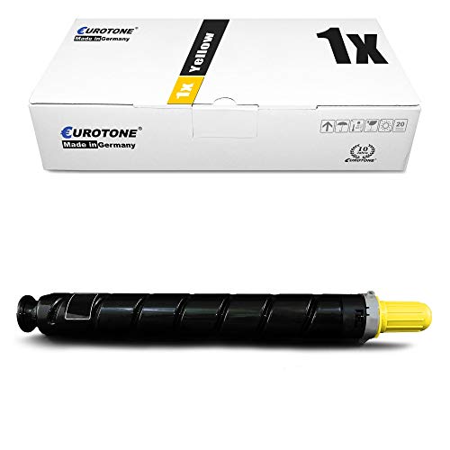 Eurotone Yellow Toner kompatibel für Canon Imagerunner Advance C3320 C3330i C3520i C3525i C3530i Imagerunner Advance DX C3720i DX C3730i ersetzt CEXV49Y für 19.000 Seiten von Eurotone