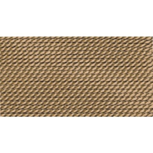 Nylon Beading Thread, Beige, Size 8, 0.80 Millimeters by EuroTool von Eurotool