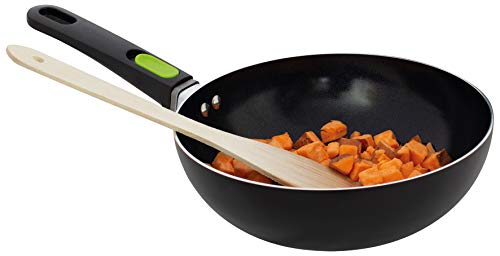 Eurotrail Wok mit Antihaftbeschichtung, schwarz, Ø 28×8.5cm von Eurotrail