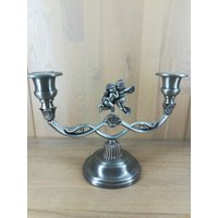 Vintage Kerzenständer Mit Engelsfiguren von EurovintageButique