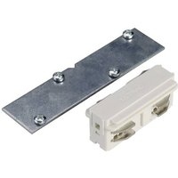 Eutrac 1001539 Hochvolt-Schienensystem-Komponente Längsverb.3P-Einbauschiene, weiss Verkehrsweiß von Eutrac